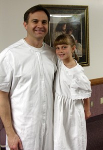 Eliana and me, just before her baptism on Oct. 10, 2009