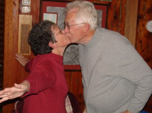 Gordon & Murriel Snow celebrating their 50th wedding anniversary